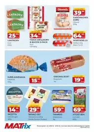 Matrix Butikerna reklamblad vecka 35 Sida 3: Polarbröd jubileumskaka €15,95, Wloszczowa Twarog €59,95