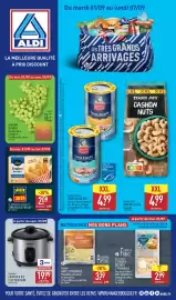 Catalogue ALDI semaine 36 page 1: ST-CLÉMENT LE VOLAILLER TENDERS DE POULET €2,09, AMBIAINO CUISEUR À RIZ ÉLECTRIQUE €19,99