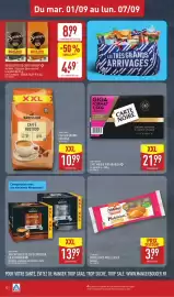 Catalogue ALDI semaine 36 page 14: CARTE NOIRE CAFÉ MOULU PUR ARABICA €21,99, BARISSIMO CAFÉ EN GRAINS €10,99