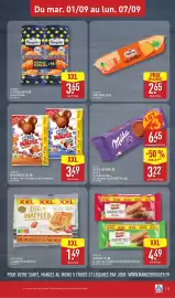 Catalogue ALDI semaine 36 page 15: Milka CHOCO SUPRÊME €3,22, CHOEUR MILK MOUSE XXL €3,49
