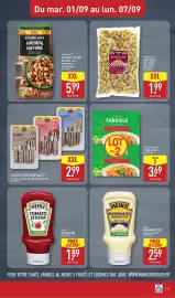 Catalogue ALDI semaine 36 page 19: Salametti Sticks de saucissons secs €2,99, LES LÉGENDAIRES TABOULÉ €3,69
