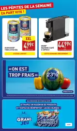 Catalogue ALDI semaine 36 page 2: GOLDEN SEAFOOD THON LISTAO €4,99, AMBIANO MACHINE À CAFÉ À CAPSULE €44,99