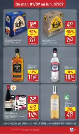 Catalogue ALDI semaine 36 page 23: LABEL 5 BLLENDED SCOTCH WHISKY €11,47, MAISON LOUIS DESPRÉS CÔTES DU RHÔNE AOP €14,94