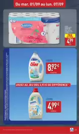 Catalogue ALDI semaine 36 page 27: Sublimo Essuie-tout décoré €4,99, LE CHAT Lessive Sensitive €8,92