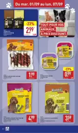 Catalogue ALDI semaine 36 page 36: Romeo Terrine pour chien €0,99, ROMÉO STICKS DENTAIRES POUR CHIEN €3,59