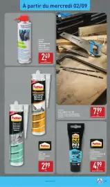 Catalogue ALDI semaine 36 page 41: WORKZONE SPRAY MULTIFONCTION €2,49, Pattex NI CLOU NI VIS €4,99