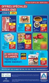 Catalogue ALDI semaine 36 page 53: ASIA GREEN GARDEN 12 MINI-NEMS AU PORC €2,89, DESSERISSIMES FLAN PÂTISSIER €3,19
