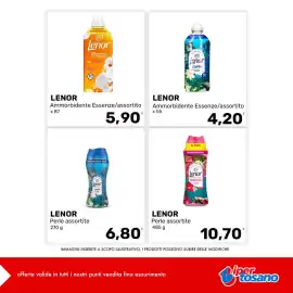 Volantino Iper Tosano settimana 35 Pagina 8: Lenor Ammorbidente Essenze €4,20, Lenor Ammorbidente Essenze/assortito €5,90