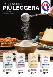 Volantino In'S Mercato Pagina 9: Semola di grano duro rimacinata Novella €0,89, Farina integrale Novella €0,79