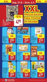 Folheto ALDI semana 36 Página 10: Finest Bakery Waffles de Ovo €1,99, Golden Bridge Flocos de Aveia €1,45