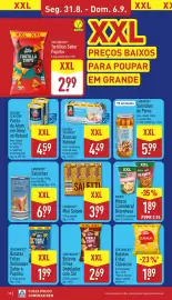 Folheto ALDI semana 36 Página 12: Landbeck mini salami €3,99, Golden Seafood Atum ao Natural €4,49