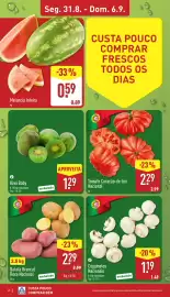 Folheto ALDI semana 36 Página 2: Tomate Coração-de-boi Nacional €2,29, Cogumelos Nacionais €1,19