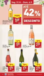 Folheto ALDI semana 36 Página 8: Pinot Grigio Vinho Branco Doc €1,99, Jean Giner Vinho Rosé DOC IGP €2,99