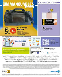 E.Leclerc folder Pagina 40: Sac de sport 20 l €5,40, Shorty ou slip femme variance €8,95