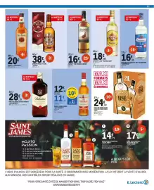 E.Leclerc folder Pagina 11: Whisky the famous grouse €16,42, Apéritif 3 ans "Havana Club" €18,95