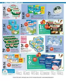 E.Leclerc folder Pagina 24: Activia fraise €2,75, Yaourt sans lactose malo €1,99