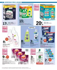 E.Leclerc folder Pagina 32: Capsules détachantes genie €3,79, Assouplissant soupline €4,22