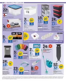 E.Leclerc folder Pagina 34: Lot de 6 epoignes reutilisables €4,42, 20 pinces à linge renforcées €0,62