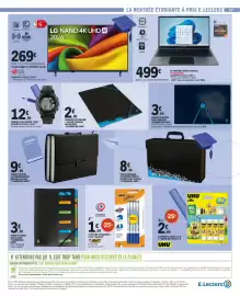E.Leclerc folder Pagina 37: Montre lcd etanche mgh €12,95, Trieur etudiant neo klassic clementina frog €3,50