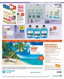 E.Leclerc folder Pagina 39: Eau déminéralisée €3,30, Vinaigre ménager €10,90