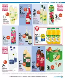 E.Leclerc folder Pagina 9: Pur jus de raisin challand €0,66, Vitamin water joker €1,69