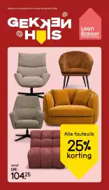Leen Bakker folder week 35 Pagina 1: Alle fauteuils €104,25