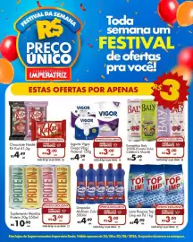Catálogo Supermercados Imperatriz Página 4: Chocolate Nestlé Kit Kat €3,00, Limpador Multiuso Zulu €3,00