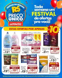 Catálogo Supermercados Imperatriz Página 6: Papel Higiênico Reale 30 metros €10,00, Barra de Proteína Bold €10,00