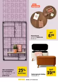 Xenos folder Pagina 12: Memobord €6,99, Opbergbank Debby €39,99