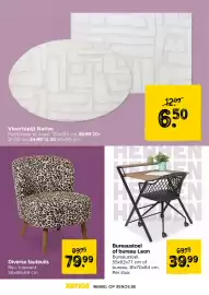 Xenos folder Pagina 18: Vloertapijt Native €6,50, Diverse fauteuils €79,99