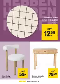 Xenos folder Pagina 19: Stoel Ruby €59,00, Vloertapijt Berber €12,50