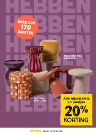 Xenos folder Pagina 4: Bijzettafel en poefjes €39,99
