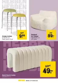 Xenos folder Pagina 7: Bank Naomi teddy €49,00, Fauteuil XL Caesar €89,00