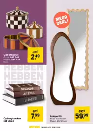 Xenos folder Pagina 9: Opbergpotje €2,49, Spiegel XL €59,99