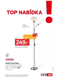 XXXLutz leták Strana 14: XXX Lutz stojací lampa hippo €249,00