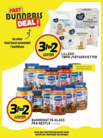 Bunnpris kundeavis uke 35 Side 22: BARNEMAT PÅ GLASS FRA NESTLE, LILLEGO TØRR-/VÅTSERVIETTER