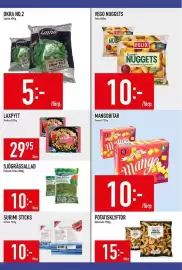 Matdax reklamblad vecka 35 Sida 14: Laziza okra no.2 €5,00, Felix vegonuggets €10,00