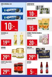 Matdax reklamblad vecka 35 Sida 17: Baklavafabriken baklava €29,95, Oreo original kex €10,00