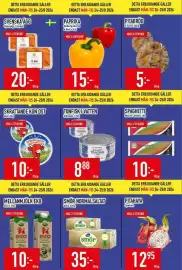 Matdax reklamblad vecka 35 Sida 2: Valio smör normalsaltat €35,00, Arla mellanmjölk €10,00