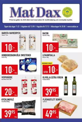 Matdax reklamblad (giltig till och med 30-08)