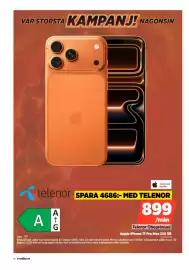 Power reklamblad vecka 35 Sida 18: Telenor Apple iPhone 17 Pro Max 256 GB €899,00