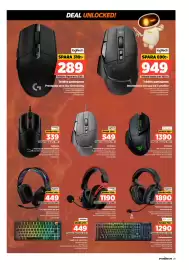 Power reklamblad vecka 35 Sida 29: Logitech trådlös gamingmus €289,00, Logitech gamingmus €549,00