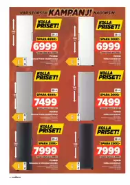 Power reklamblad vecka 35 Sida 42: LG kylskåp €7.999,00, LG kylskåp €7.499,00