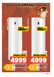 Power reklamblad vecka 35 Sida 43: Kulz kylskåp €4.999,00, Kulz frys €4.999,00