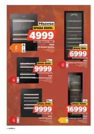 Power reklamblad vecka 35 Sida 50: La Sommelière Vinkyl €6.999,00, Witt vinkyl €16.999,00