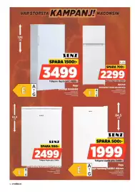 Power reklamblad vecka 35 Sida 52: Kulz kyl/frys €2.299,00, Senz frys €3.499,00
