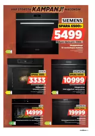 Power reklamblad vecka 35 Sida 55: Gorenje inbyggnadsugn €3.333,00, Siemens inbyggnadsugn €10.999,00