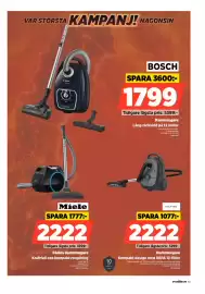 Power reklamblad vecka 35 Sida 63: Nilfisk dammsugare €2.222,00, Bosch Dammsugare €1.799,00