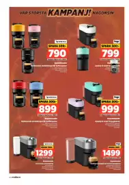 Power reklamblad vecka 35 Sida 80: Nespresso kapselmaskin €1.299,00, Nespresso kapselmaskin €899,00