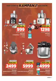 Power reklamblad vecka 35 Sida 83: Bosch köksmaskin €4.999,00, Bosch matberedare €999,00